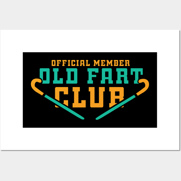 Official Member Old Fart Club Wall Art by Design Seventytwo